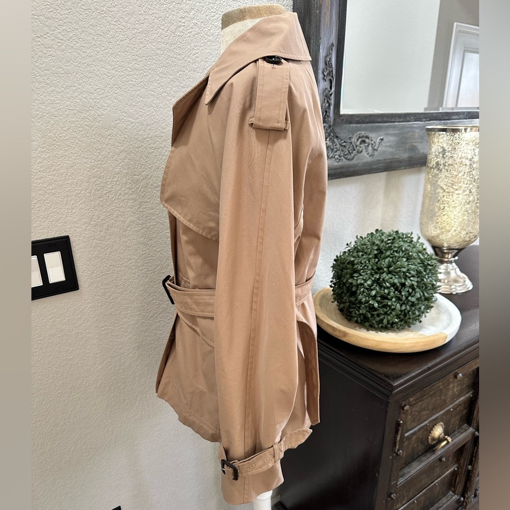 Max Mara The Cube Ctrench Water-Repellent Trench Coat 8 - Picture 6 of 12